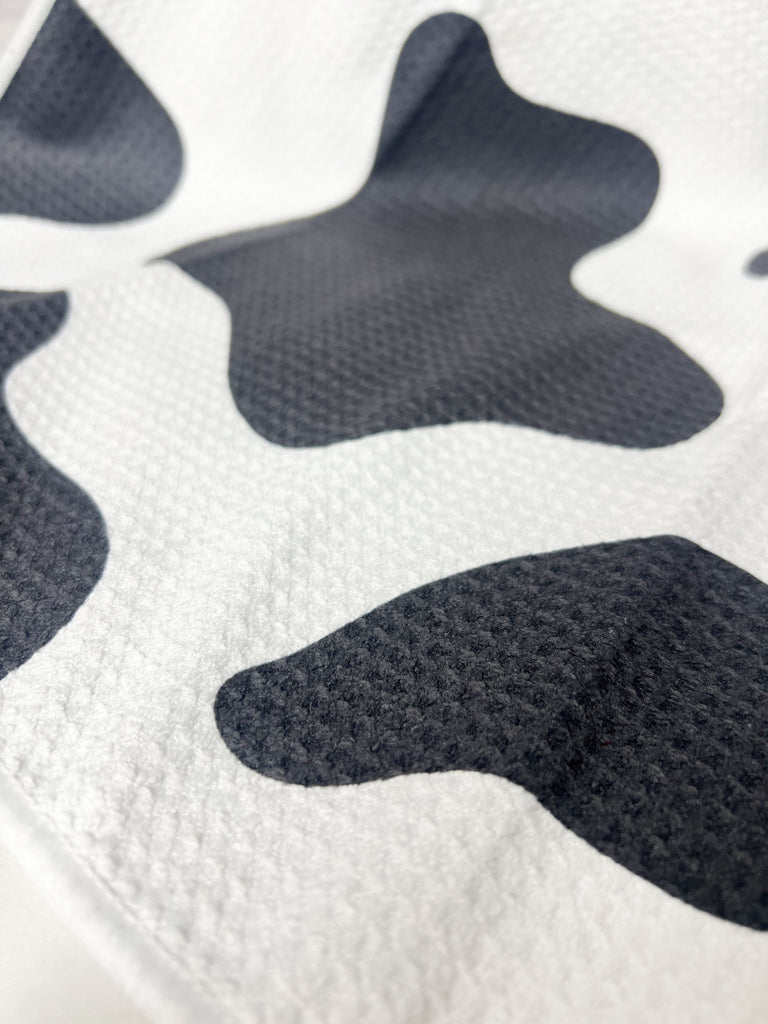 Close up of towel texture and pattern